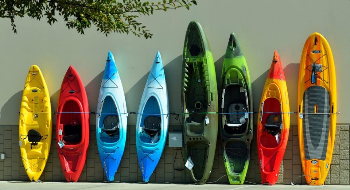 Lieu pour faire du kayak gonflable
