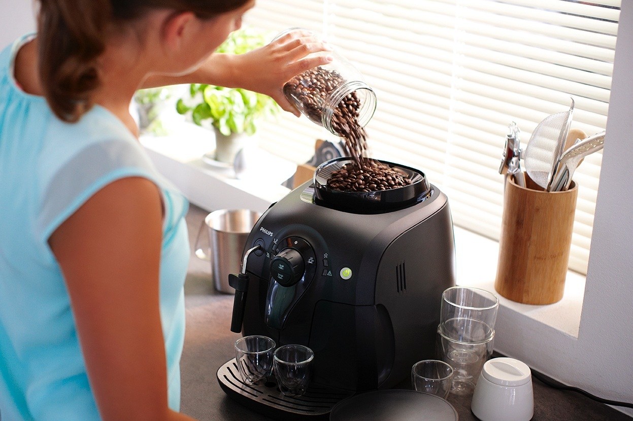 Une machine à expresso Philips